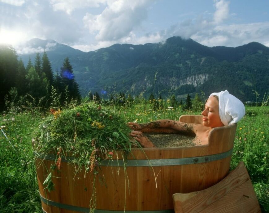 herbal baths for osteochondrosis of the cervix